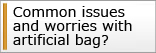 Common issues and worries with artificial bag?